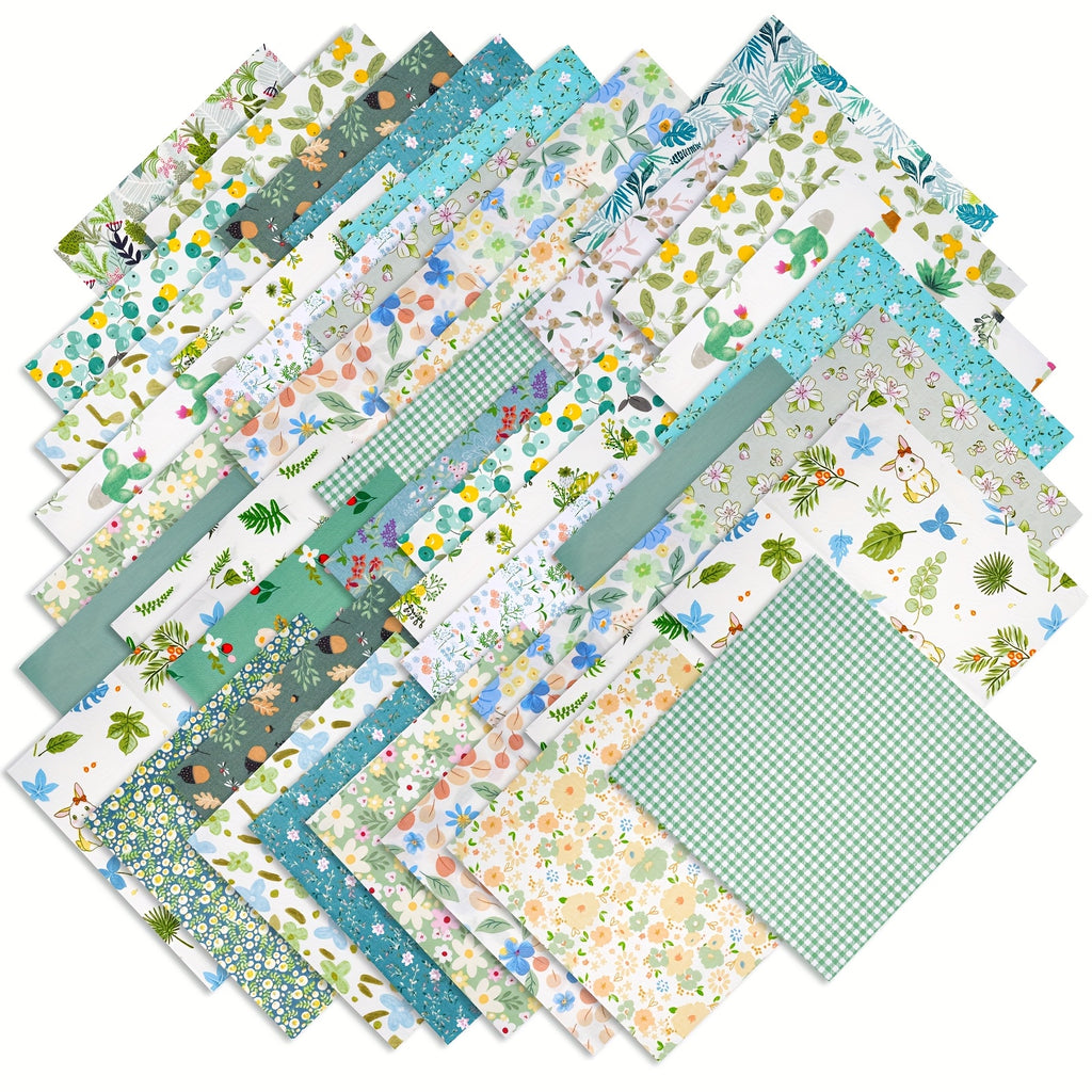70pcs 10x10inch Cotton Fabric Square