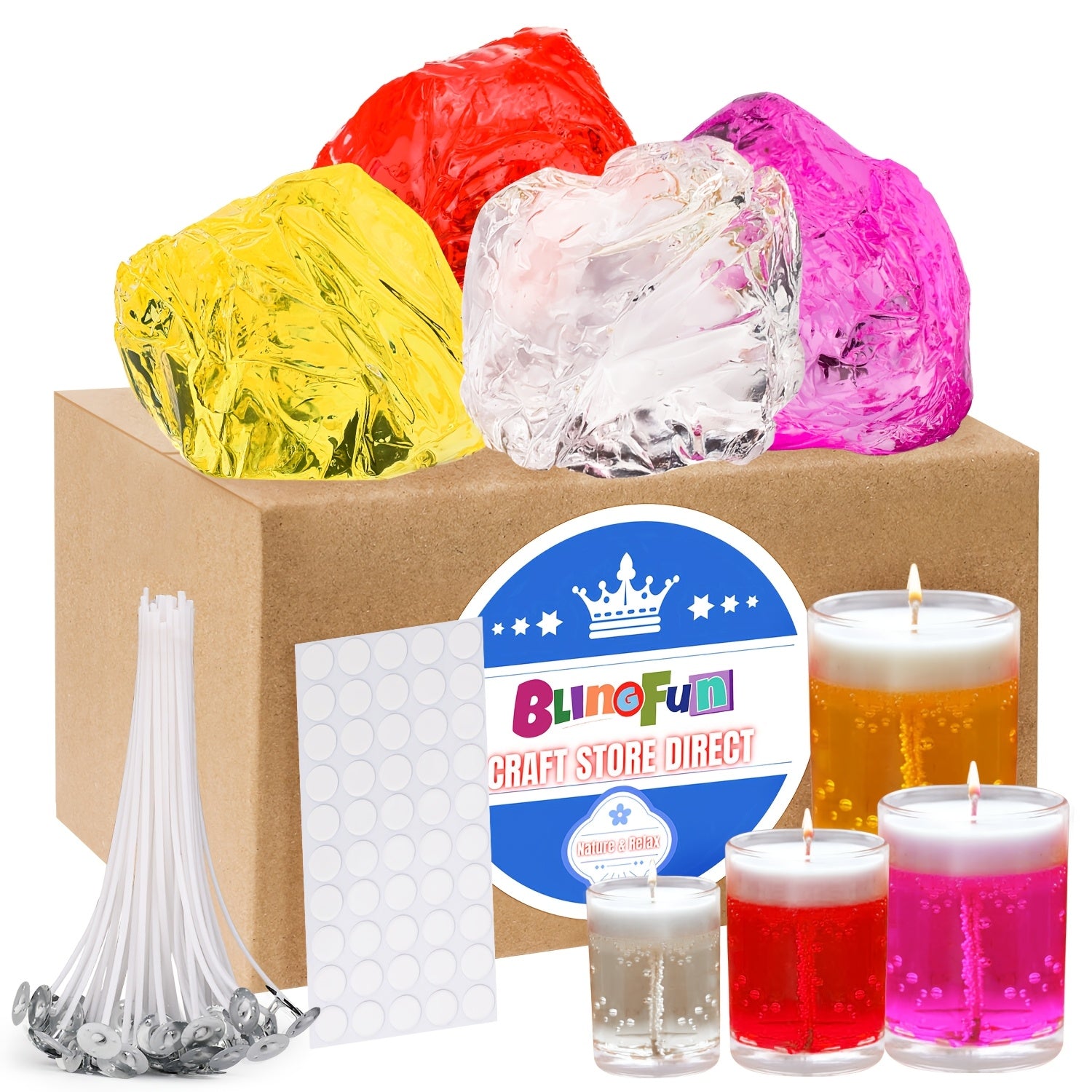 BlingFun Jelly Candle Making Kit