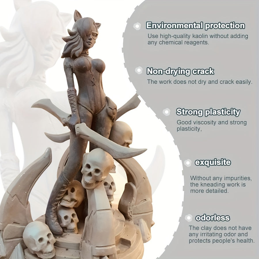 1000g Air Dry Clay, Natural Stone Modeling Clay