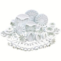 33pcs Set, Butterfly Flower Love Leaf Mold Set