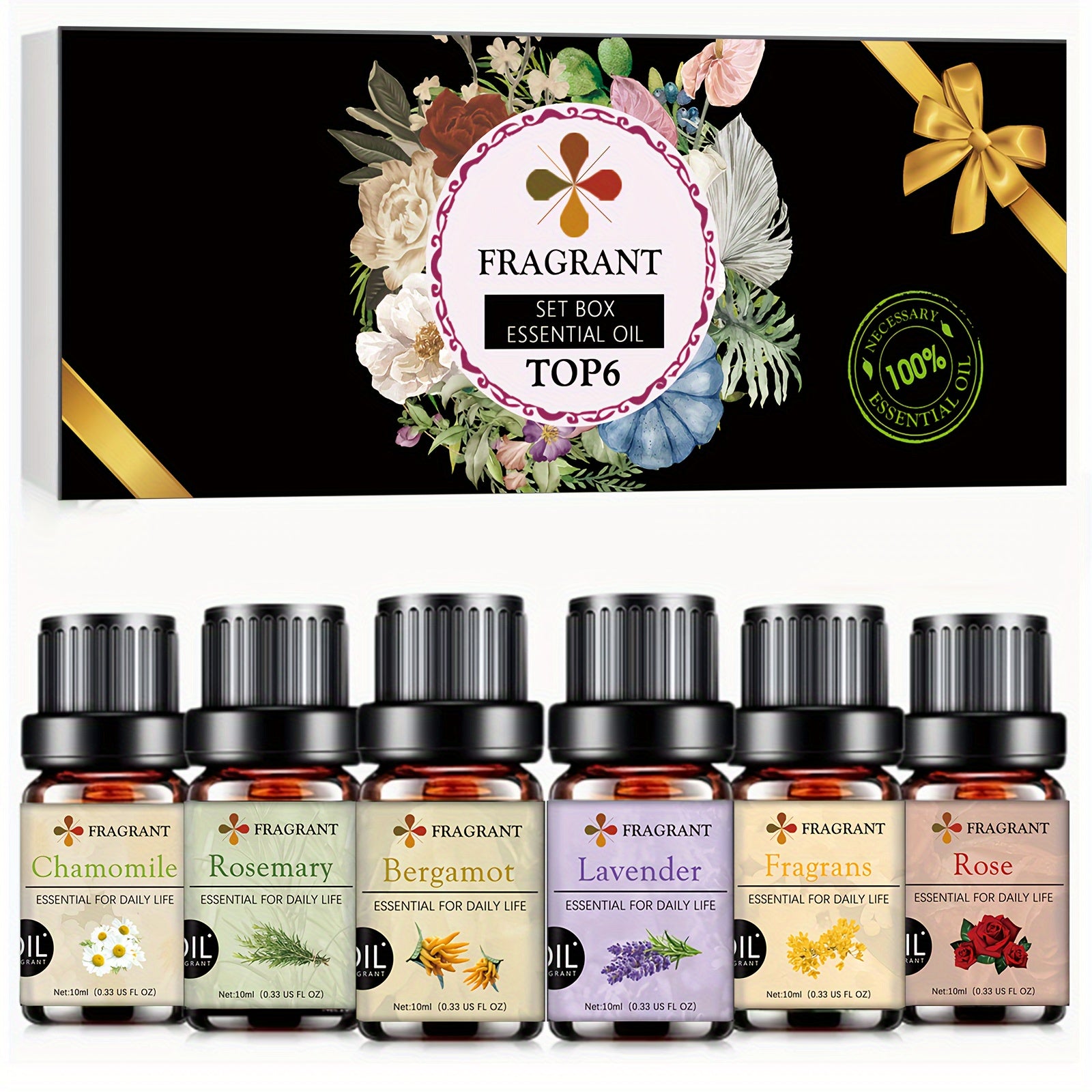 Rosemary And Chamomile Scented Essential Oil Set