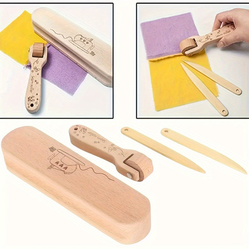 Solid Wood Pressing Plate and Ironing Tool Kit