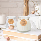 BlingFun 4pcs Mason Jar Candle Making Kit with Lids