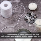 DIY Candle Making Kit - 2401.57inch Smokeless Wick Set
