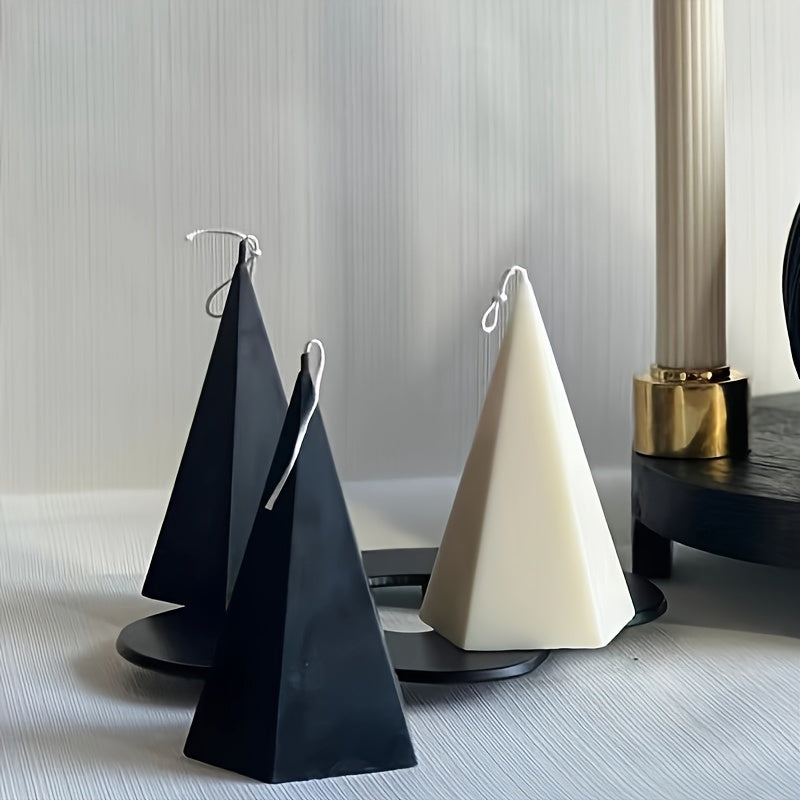 1pc Pentagonal Cone Candle Silicone Molds