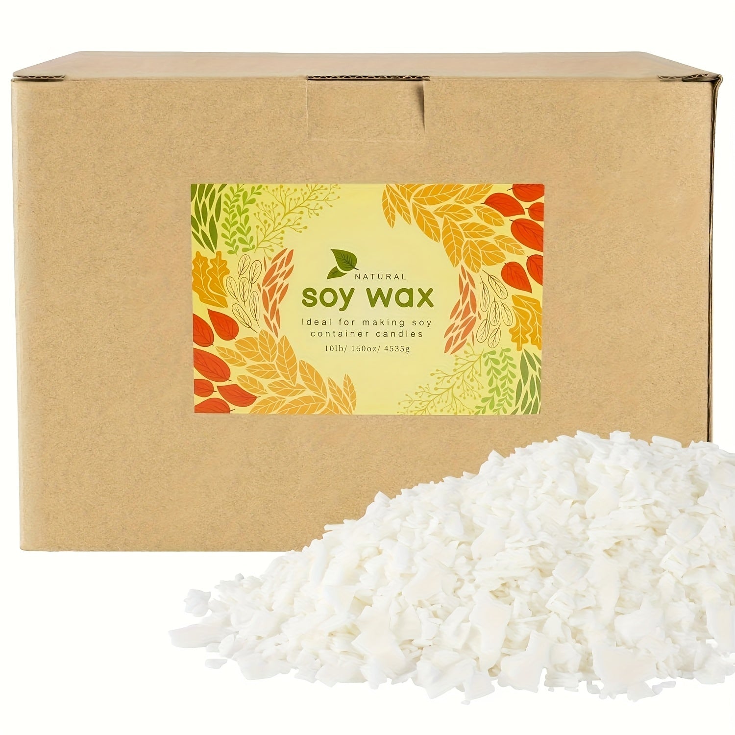 10LB Soy Wax Flakes for Candle Making