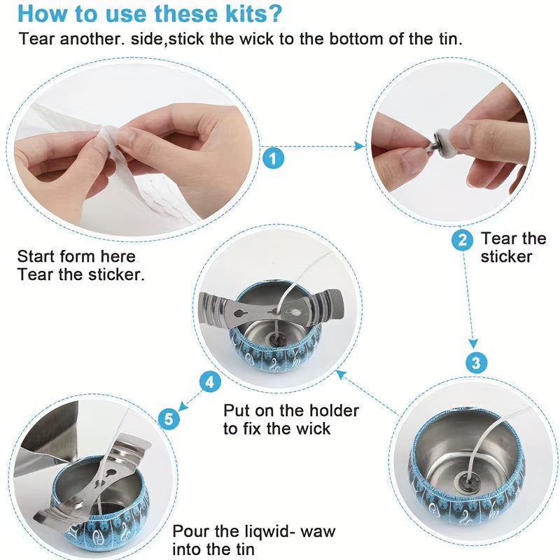 135 complete DIY candle-making toolkits with essential oils