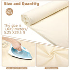 10 Yards Muslin Unbleached Natural Fabric