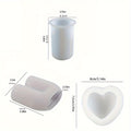 3pcs 3D Silicone Candle Making Mold