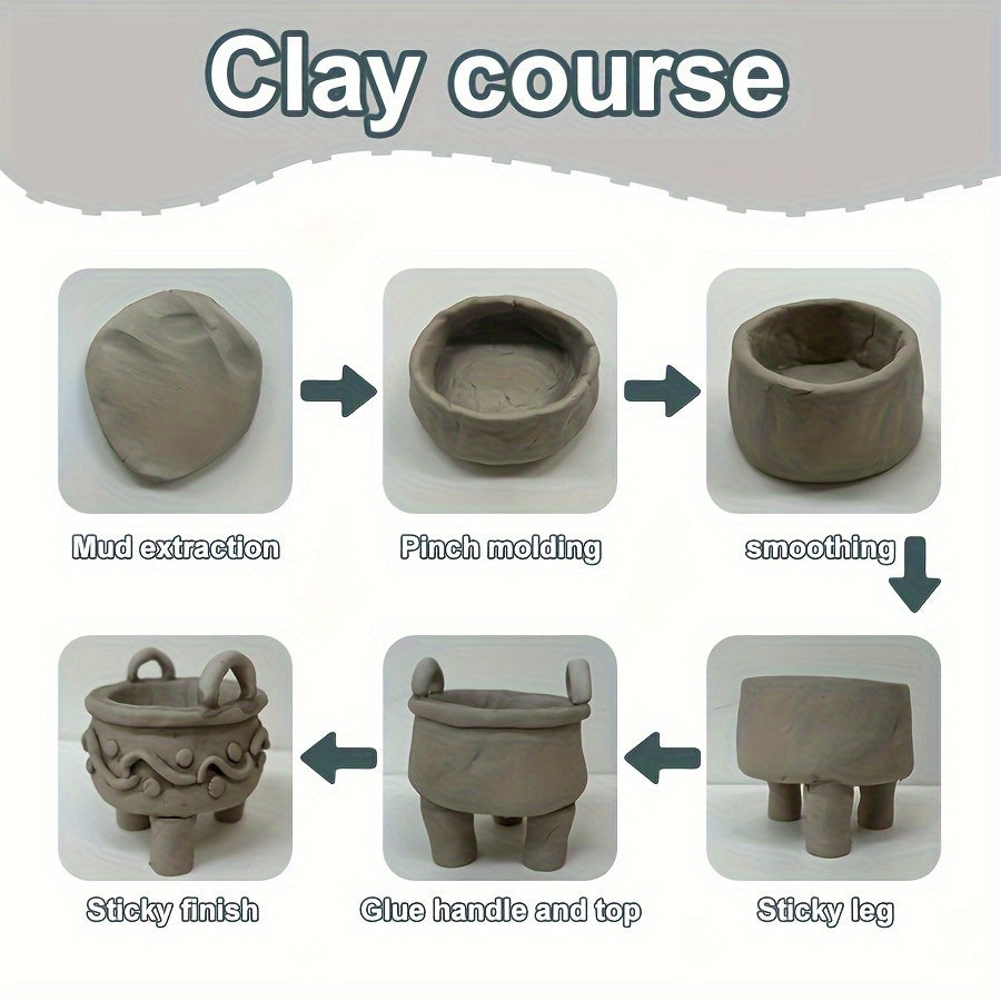 1000g Air Dry Clay, Natural Stone Modeling Clay