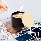 42pcs/6Set Black Candle Tins