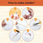 50/100pcs Value Pack Cotton Candle Wicks