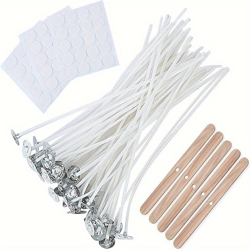 50/100pcs Value Pack Cotton Candle Wicks