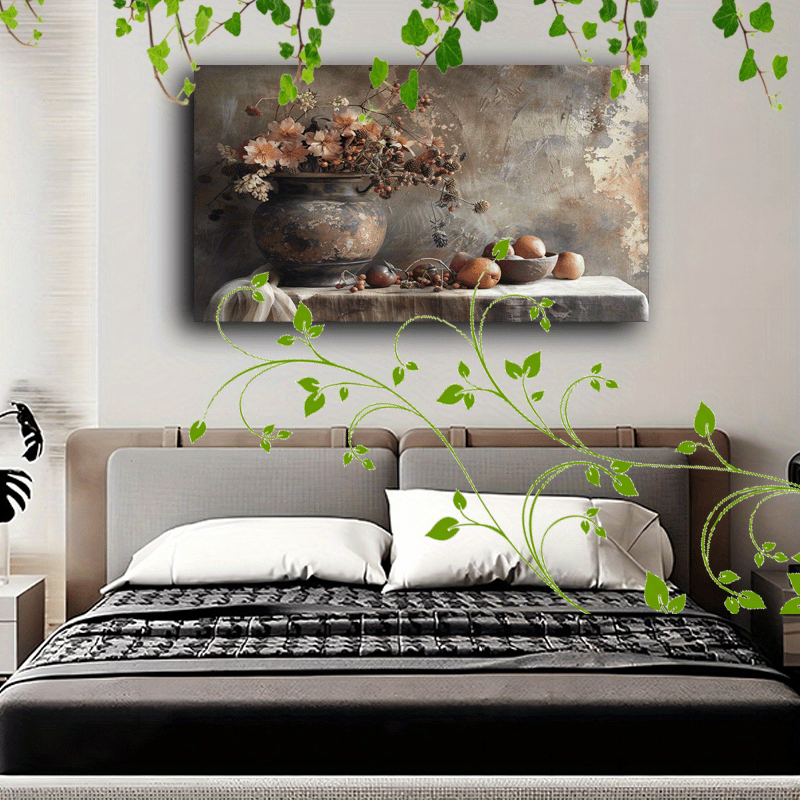 1pc Wooden Framed Canvas Painting Artwork