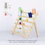 2 Pack 60-Spool Sewing Thread Holder Rack