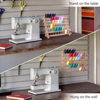 2 Pack 60-Spool Sewing Thread Holder Rack