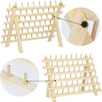 2 Pack 60-Spool Sewing Thread Holder Rack