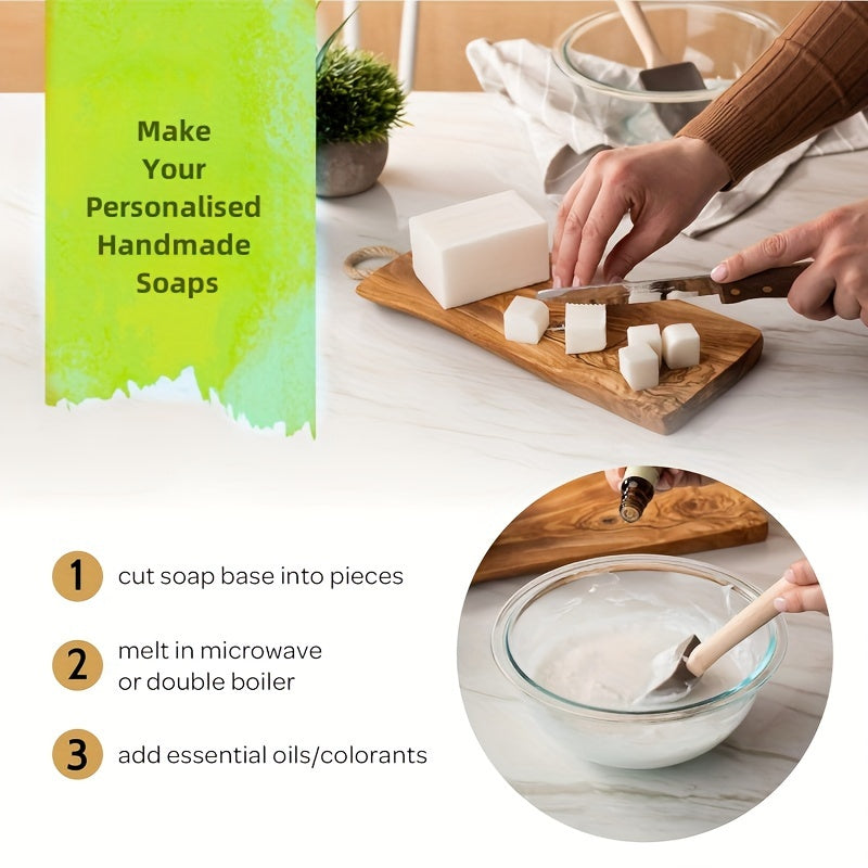 0.55Lb/1Lb/2Lbs Olive Oil Melt & Pour Soap Base