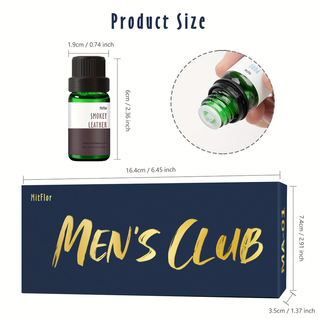 6x0.34oz Men's Club Fragrance Oil