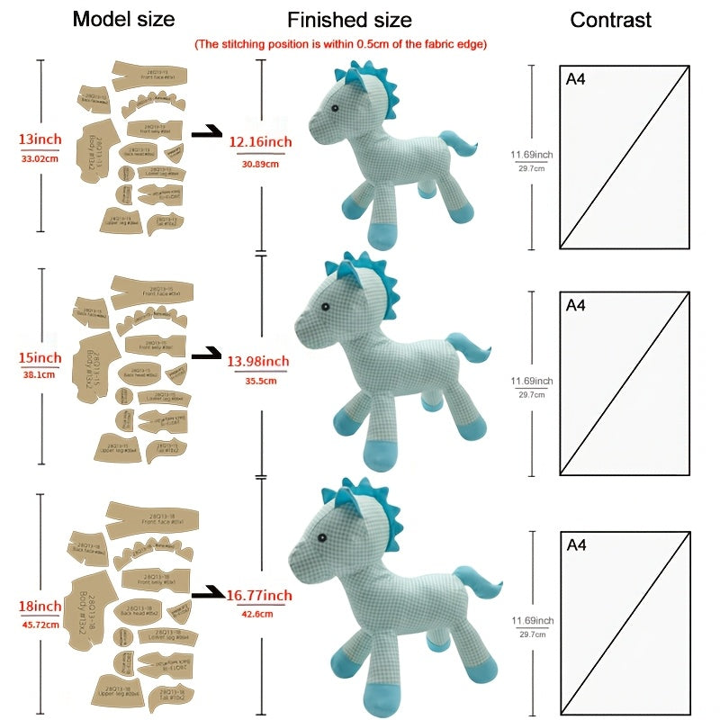 13pcs Horse Templates