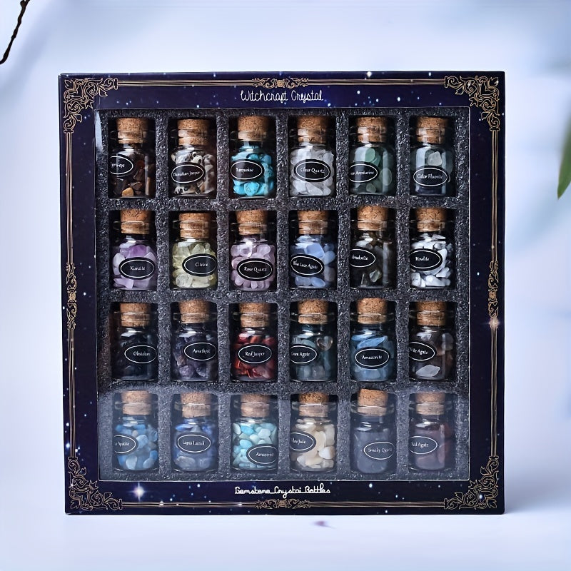 Crystal Pebble Wish Bottle, Crystal Pebble Candle Making