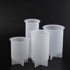 4pcs Silicone Candle Molds, Pillar Candle Making Kit for DIY Crafts