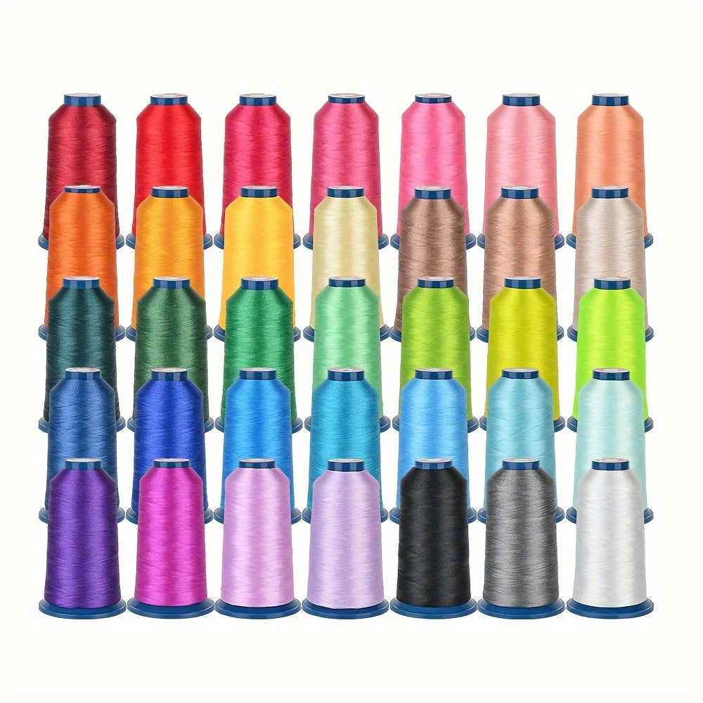 40 Colors 100% Polyester Embroidery Sewing Thread Combo