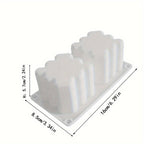 1pc New Heart-shaped Magic Ball Silicone Candle Mold DIY Pyramid Honeycomb Candle Making Soap Resin Mold Gift Crafts Home Decoration Eid Al-Adha Mubarak