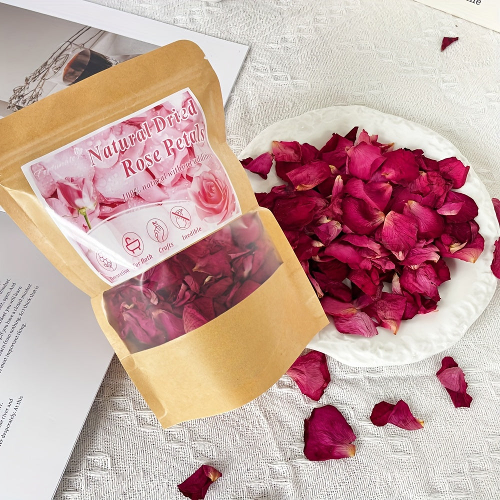 1.75oz/50g Natural Dried Red Rose Petals