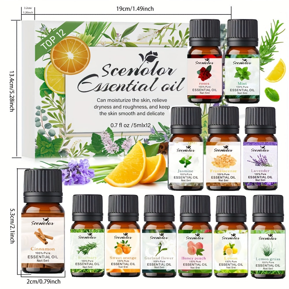 12*0.17oz Essential Oil Set for Essential Oil