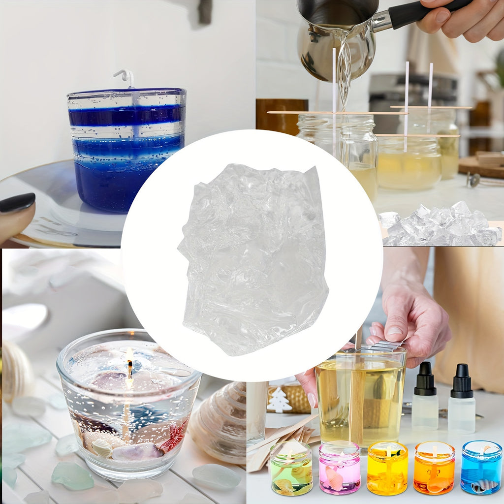 Clear Jelly Wax for DIY Candle Making