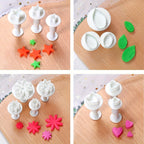 33pcs Set, Butterfly Flower Love Leaf Mold Set