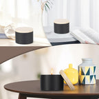 42pcs/6Set Black Candle Tins