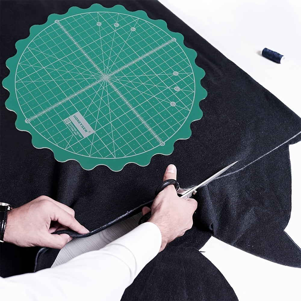 Round Rotating Self-Healing Cutting Mat