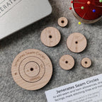 Wooden Circle Quilting Template Toos Set