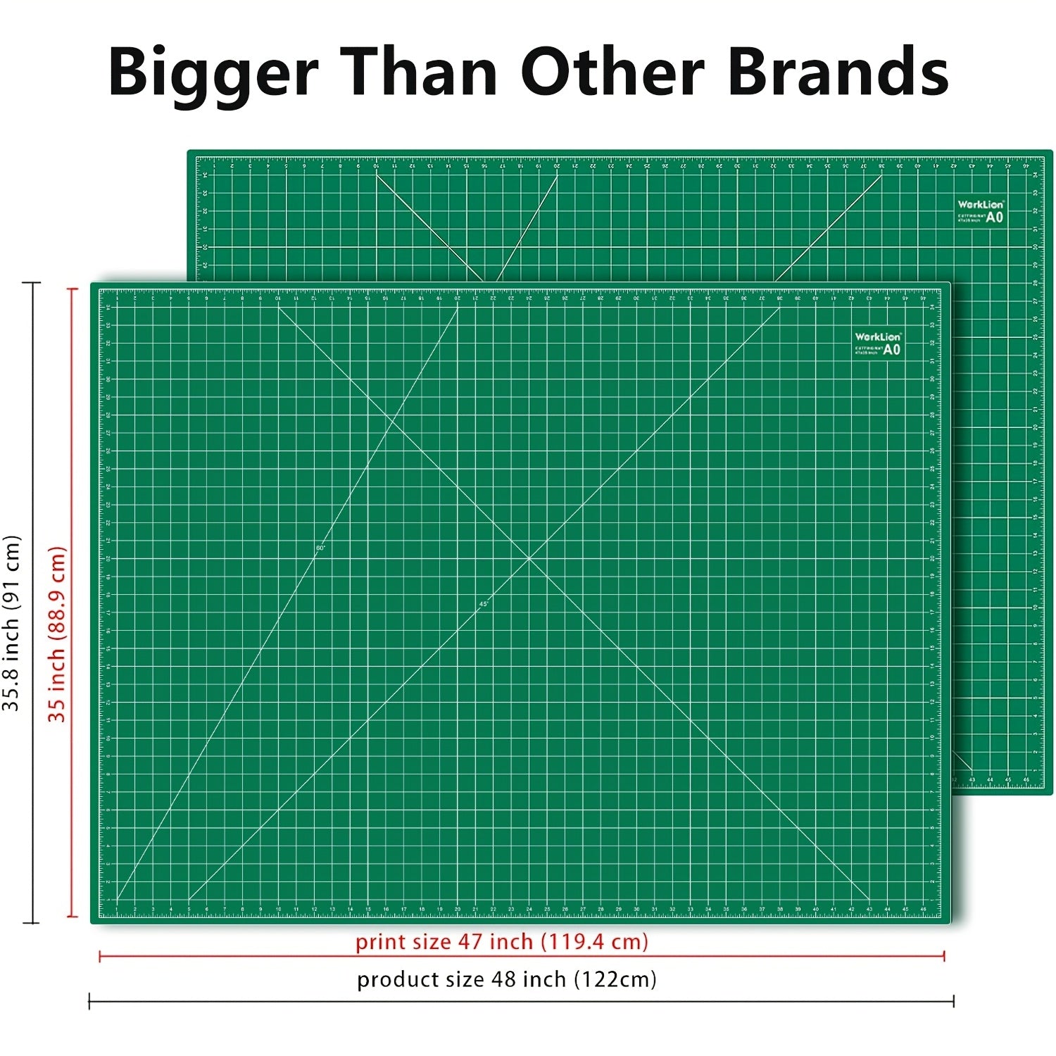 48" x 36" Self-Healing Cutting Mat