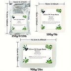 0.55Lb/1Lb/2Lbs Olive Oil Melt & Pour Soap Base