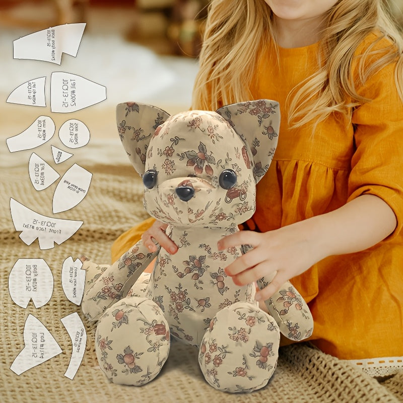 13pcs Fox Sewing Templates