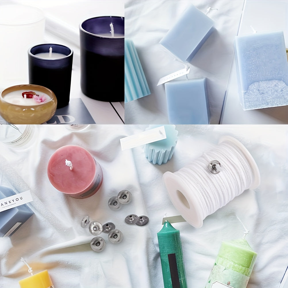 DIY Candle Making Kit - 2401.57inch Smokeless Wick Set