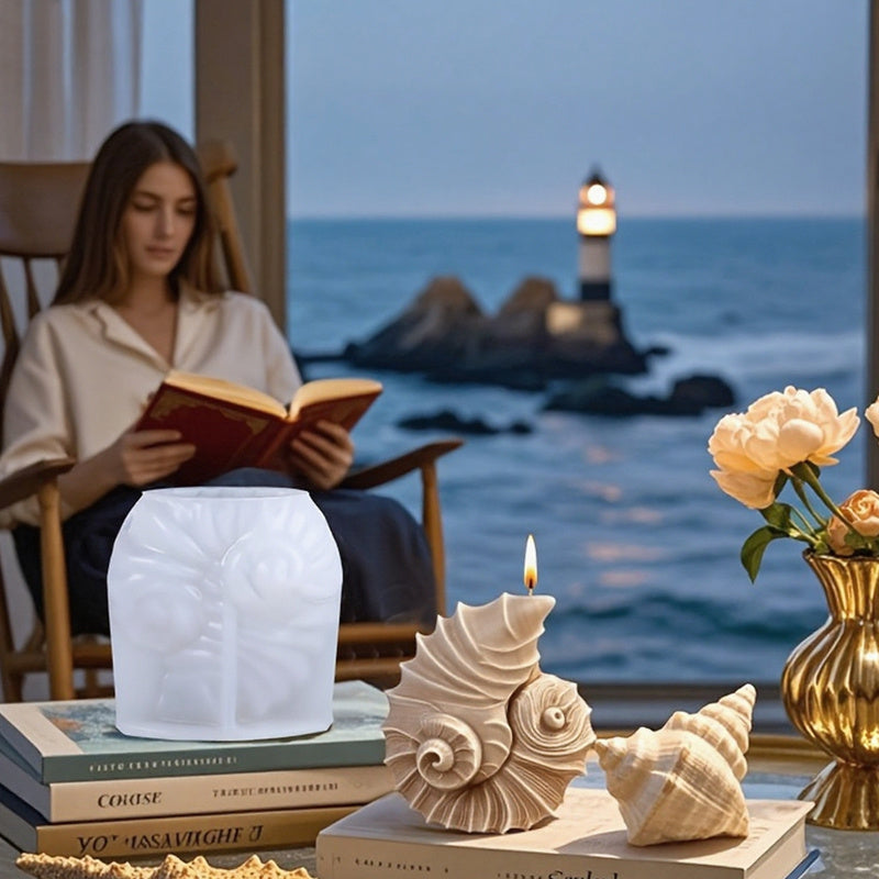 4pcs Ocean Theme Silicone Molds