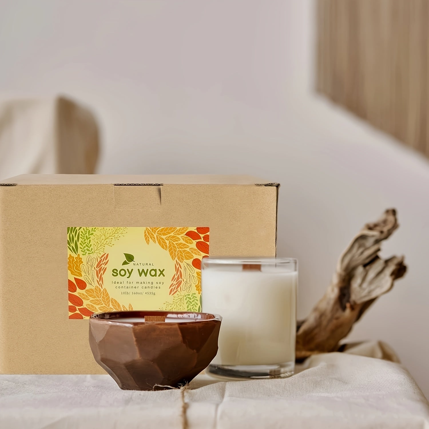 10LB Soy Wax Flakes for Candle Making