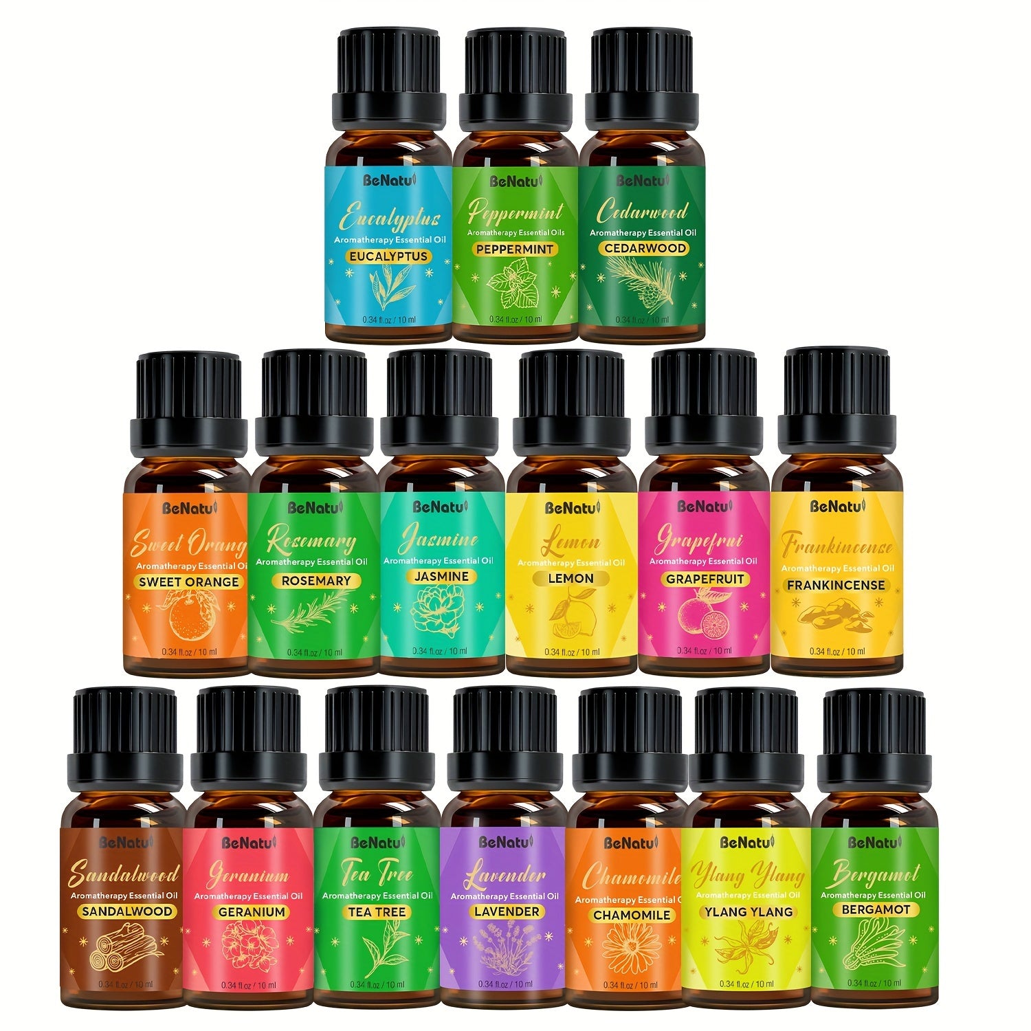12 Flavors Essential Oils