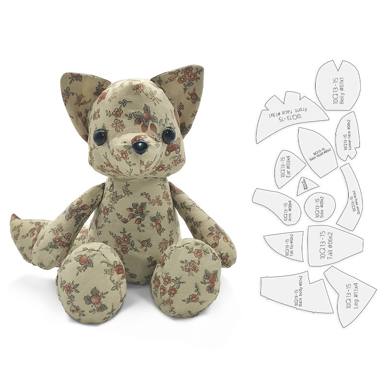 13pcs Fox Sewing Templates