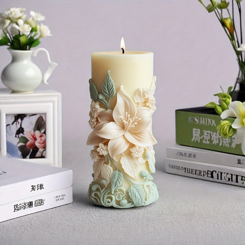 2pcs Lily Flower Silicone Mold Set