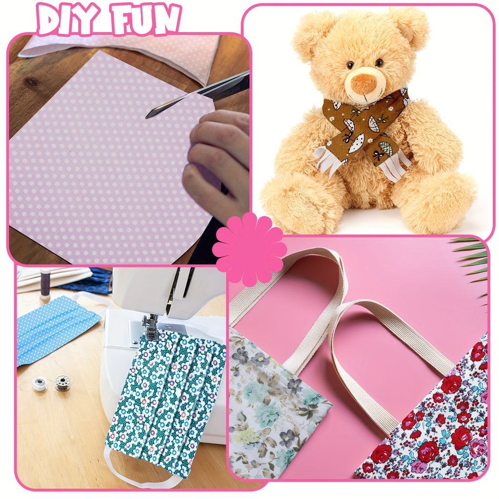 100pcs Fabric Squares, 10x10 Inches