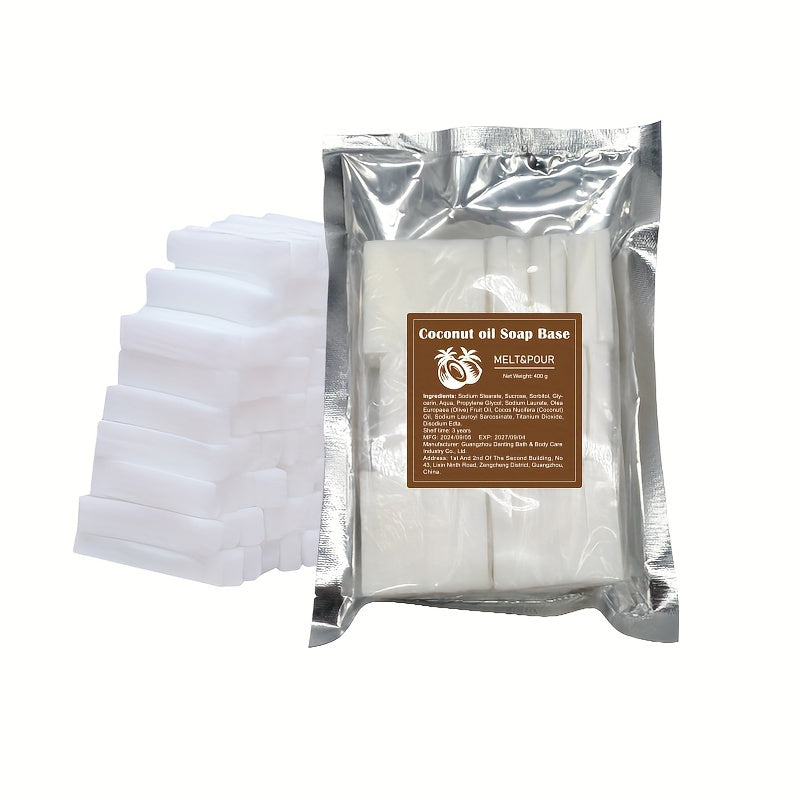 Coconut oil melt pour soap base