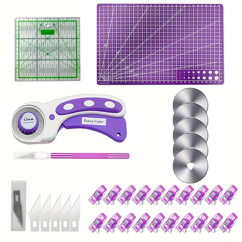 Rotary Cutter Kit with 45mm Rotating Blade