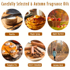 6x0.34oz Autumn Essential Oils for Diffusers for Home