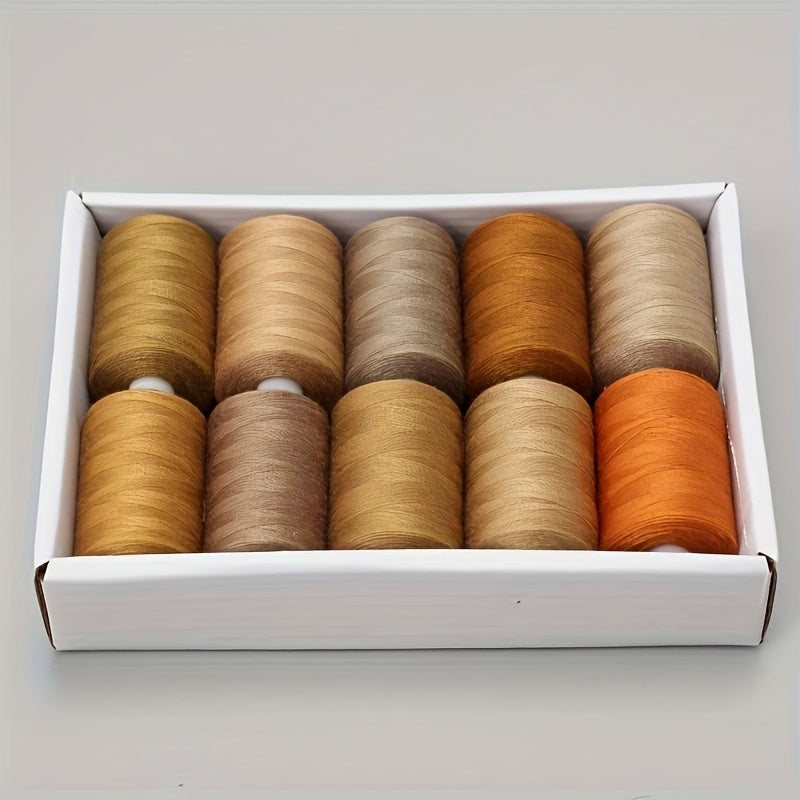 Polyester Thread, 10 Rolls Set 1000 Yards