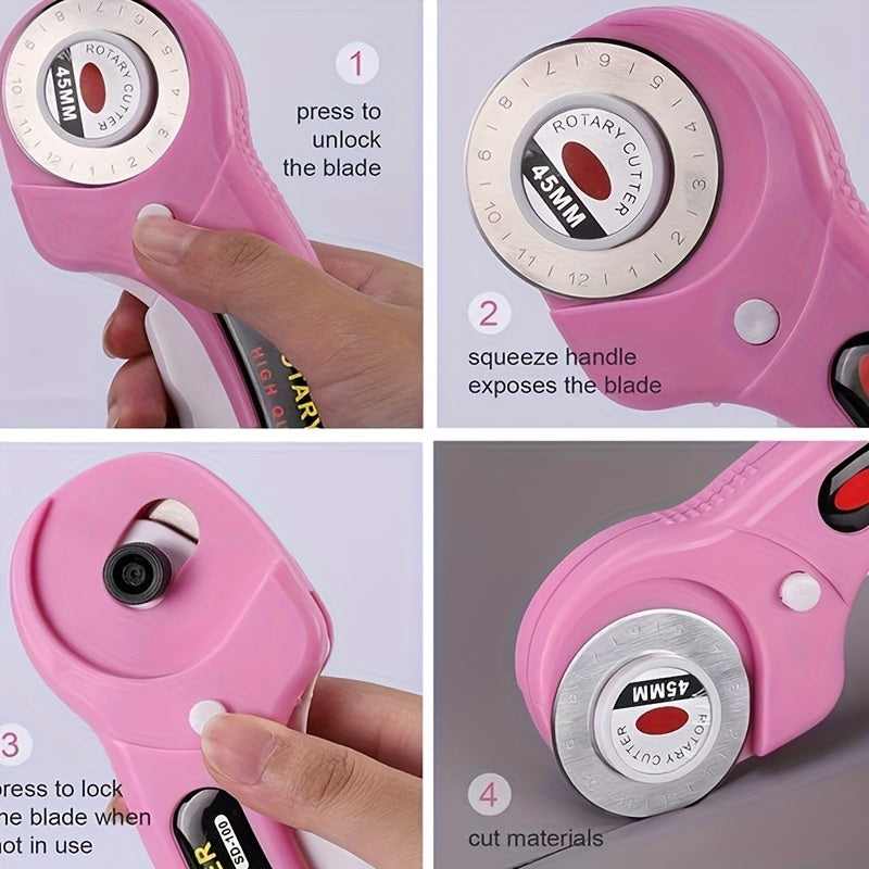 Rotary Cutter Kit with 45mm Rotating Blade
